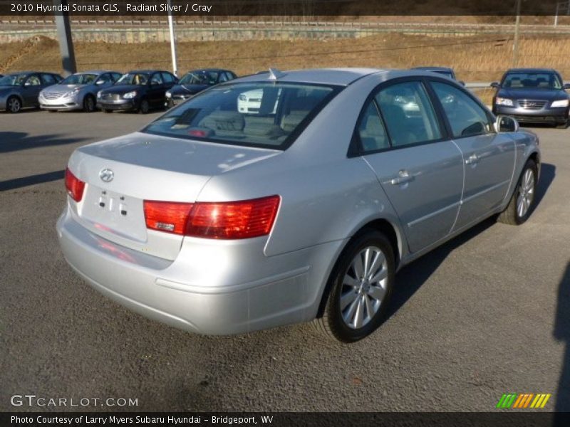 Radiant Silver / Gray 2010 Hyundai Sonata GLS