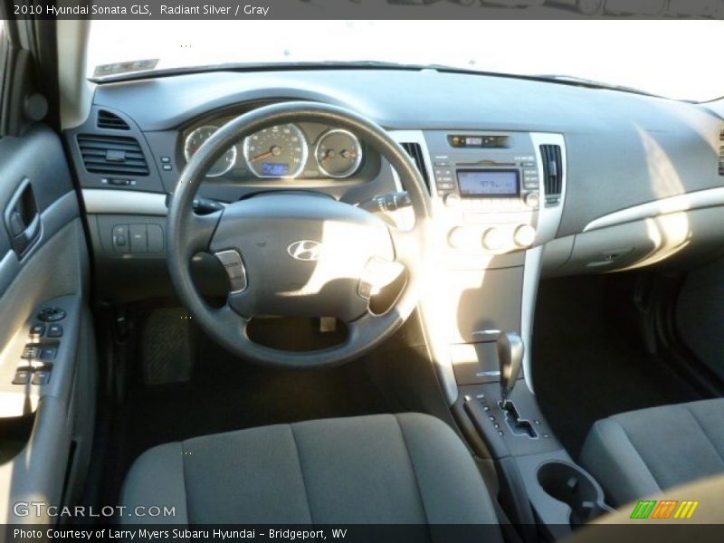 Radiant Silver / Gray 2010 Hyundai Sonata GLS