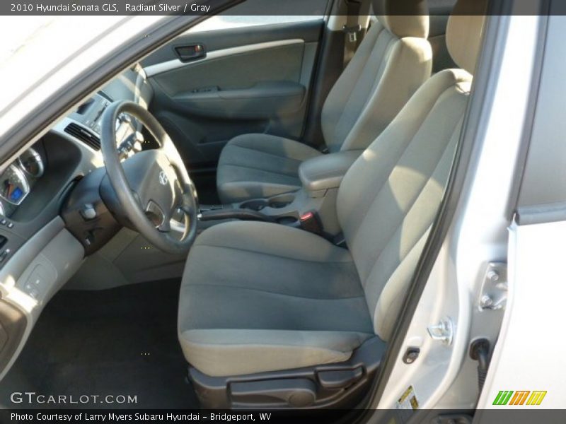 Radiant Silver / Gray 2010 Hyundai Sonata GLS