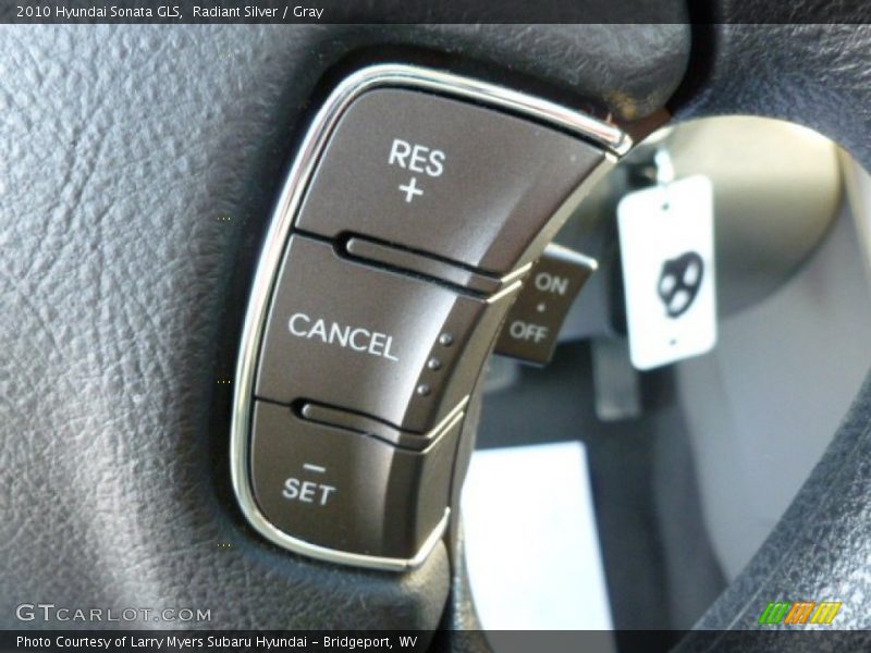 Radiant Silver / Gray 2010 Hyundai Sonata GLS