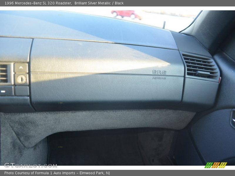 Brilliant Silver Metallic / Black 1996 Mercedes-Benz SL 320 Roadster