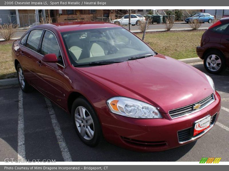 Sport Red Metallic / Neutral Beige 2006 Chevrolet Impala LS