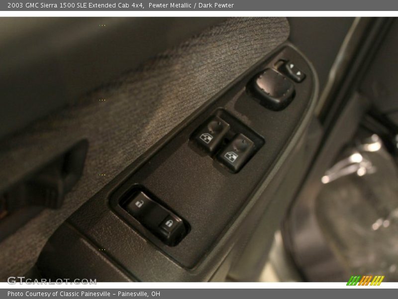 Pewter Metallic / Dark Pewter 2003 GMC Sierra 1500 SLE Extended Cab 4x4
