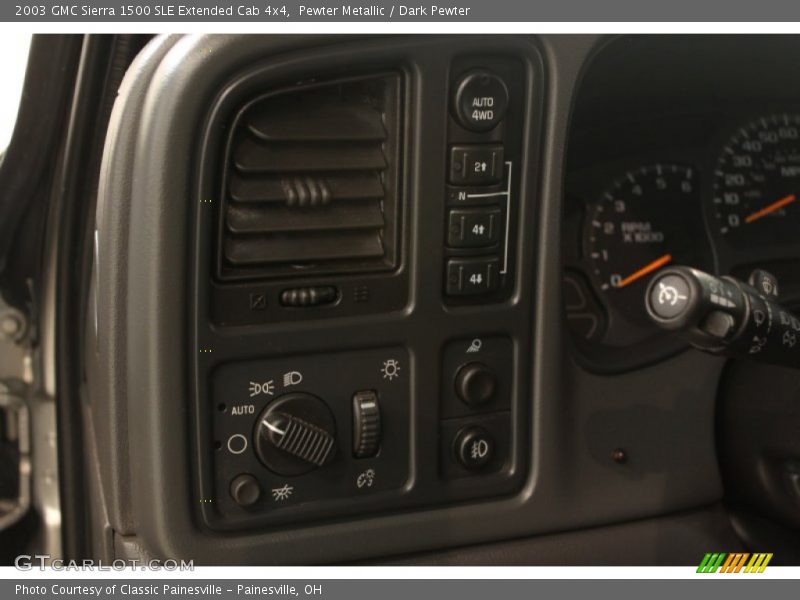 Pewter Metallic / Dark Pewter 2003 GMC Sierra 1500 SLE Extended Cab 4x4
