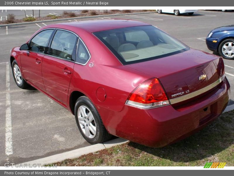 Sport Red Metallic / Neutral Beige 2006 Chevrolet Impala LS