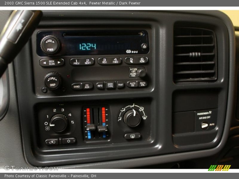 Pewter Metallic / Dark Pewter 2003 GMC Sierra 1500 SLE Extended Cab 4x4