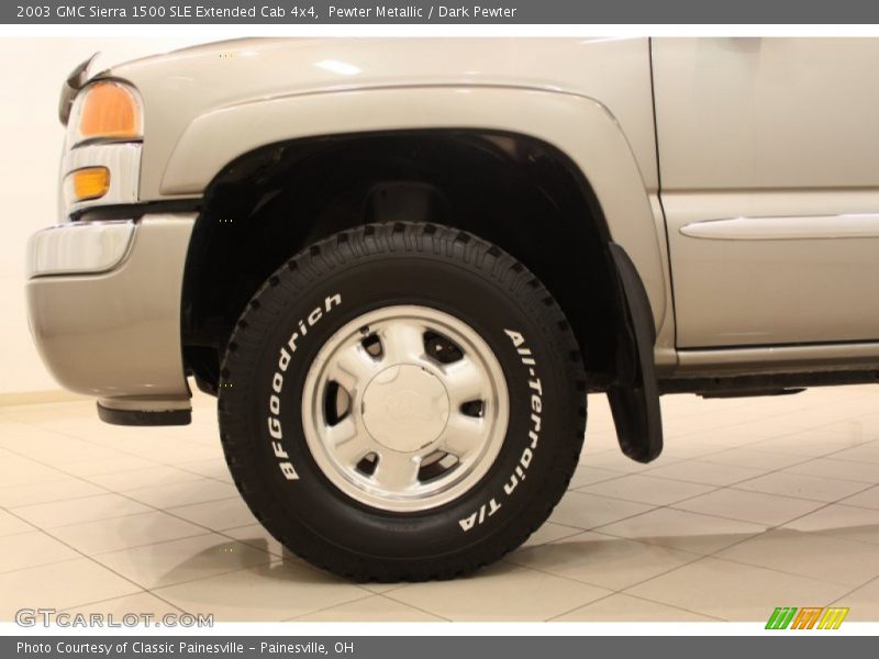 Pewter Metallic / Dark Pewter 2003 GMC Sierra 1500 SLE Extended Cab 4x4