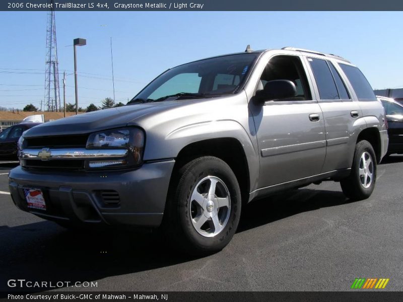 Graystone Metallic / Light Gray 2006 Chevrolet TrailBlazer LS 4x4