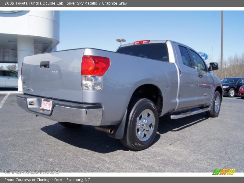 Silver Sky Metallic / Graphite Gray 2009 Toyota Tundra Double Cab