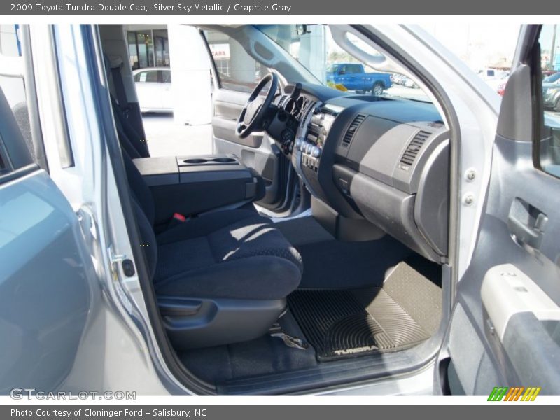 Silver Sky Metallic / Graphite Gray 2009 Toyota Tundra Double Cab