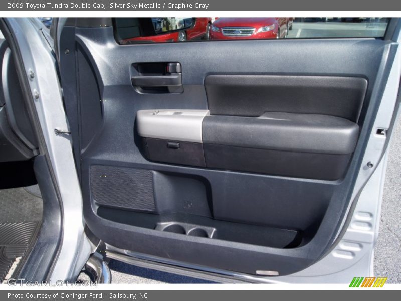 Silver Sky Metallic / Graphite Gray 2009 Toyota Tundra Double Cab