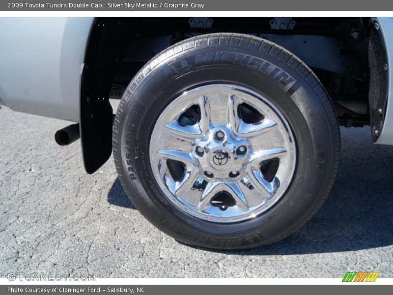 Silver Sky Metallic / Graphite Gray 2009 Toyota Tundra Double Cab