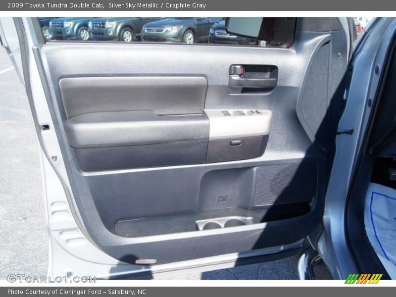 Silver Sky Metallic / Graphite Gray 2009 Toyota Tundra Double Cab