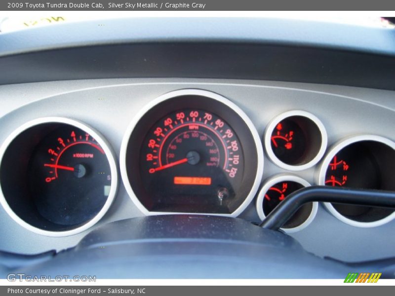 Silver Sky Metallic / Graphite Gray 2009 Toyota Tundra Double Cab