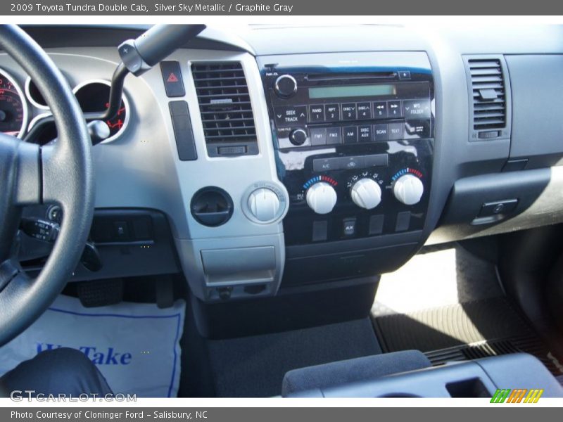 Silver Sky Metallic / Graphite Gray 2009 Toyota Tundra Double Cab