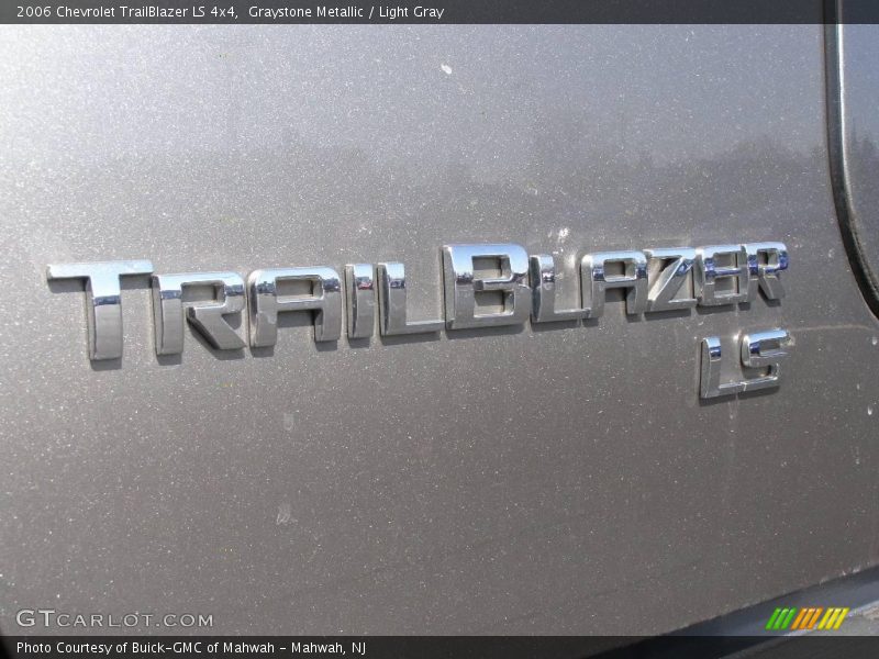 Graystone Metallic / Light Gray 2006 Chevrolet TrailBlazer LS 4x4
