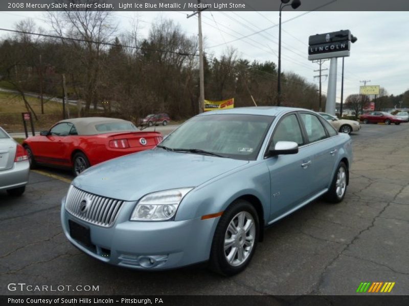 Light Ice Blue Metallic / Medium Light Stone 2008 Mercury Sable Premier Sedan