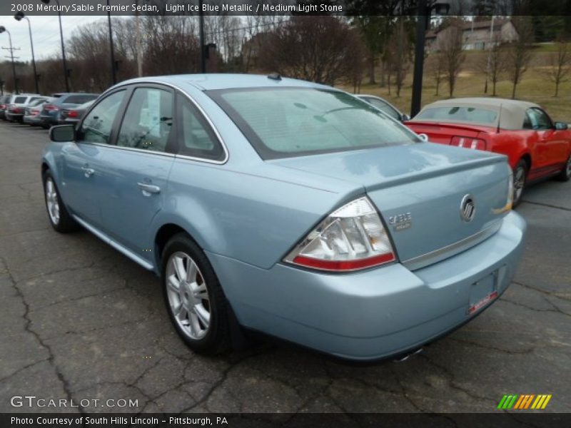 Light Ice Blue Metallic / Medium Light Stone 2008 Mercury Sable Premier Sedan
