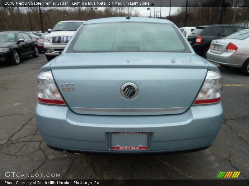 Light Ice Blue Metallic / Medium Light Stone 2008 Mercury Sable Premier Sedan