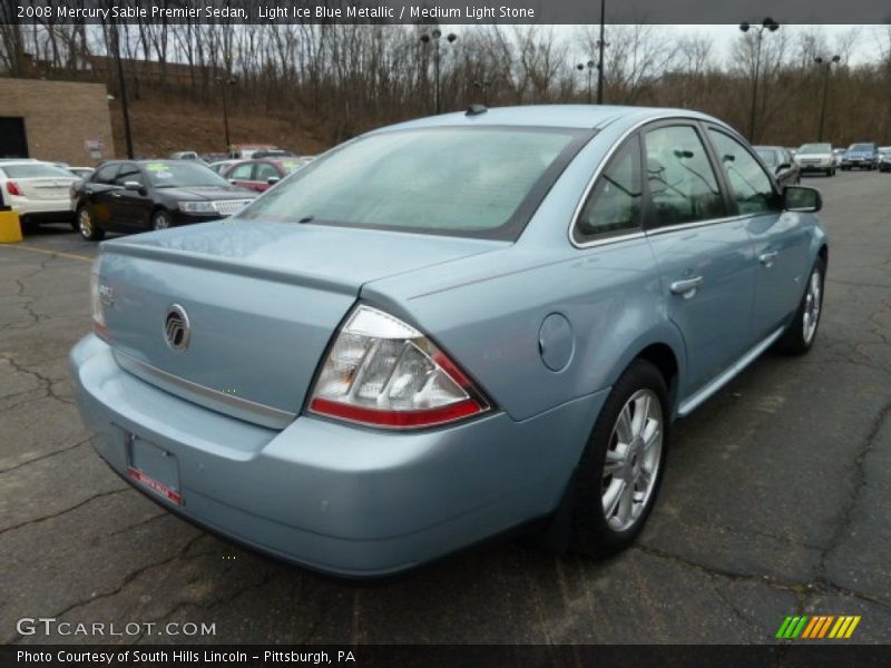 Light Ice Blue Metallic / Medium Light Stone 2008 Mercury Sable Premier Sedan