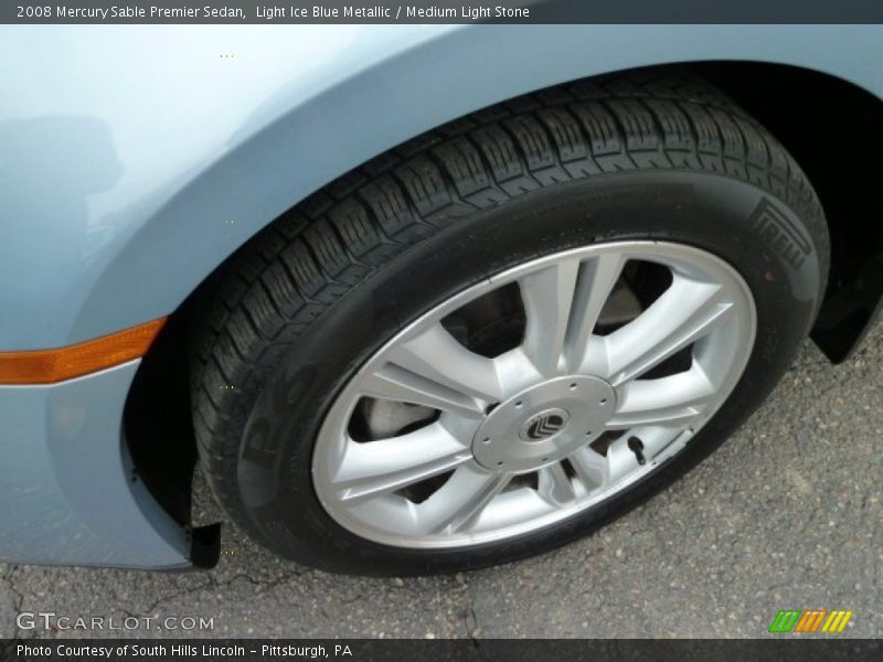 Light Ice Blue Metallic / Medium Light Stone 2008 Mercury Sable Premier Sedan