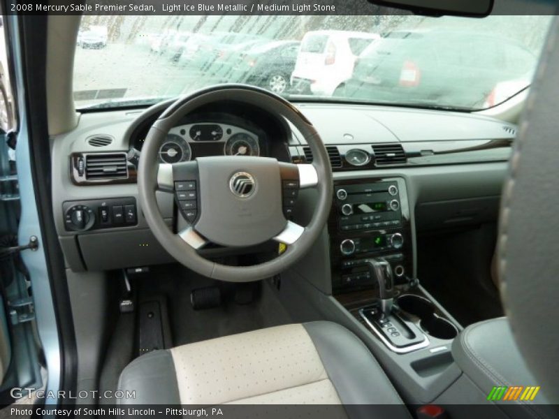 Light Ice Blue Metallic / Medium Light Stone 2008 Mercury Sable Premier Sedan