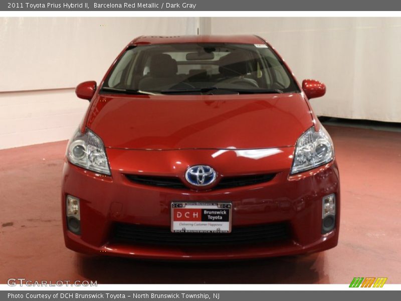 Barcelona Red Metallic / Dark Gray 2011 Toyota Prius Hybrid II