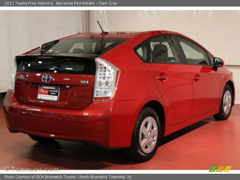 Barcelona Red Metallic / Dark Gray 2011 Toyota Prius Hybrid II