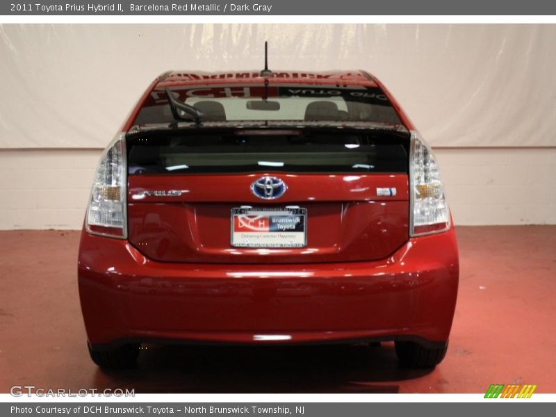 Barcelona Red Metallic / Dark Gray 2011 Toyota Prius Hybrid II