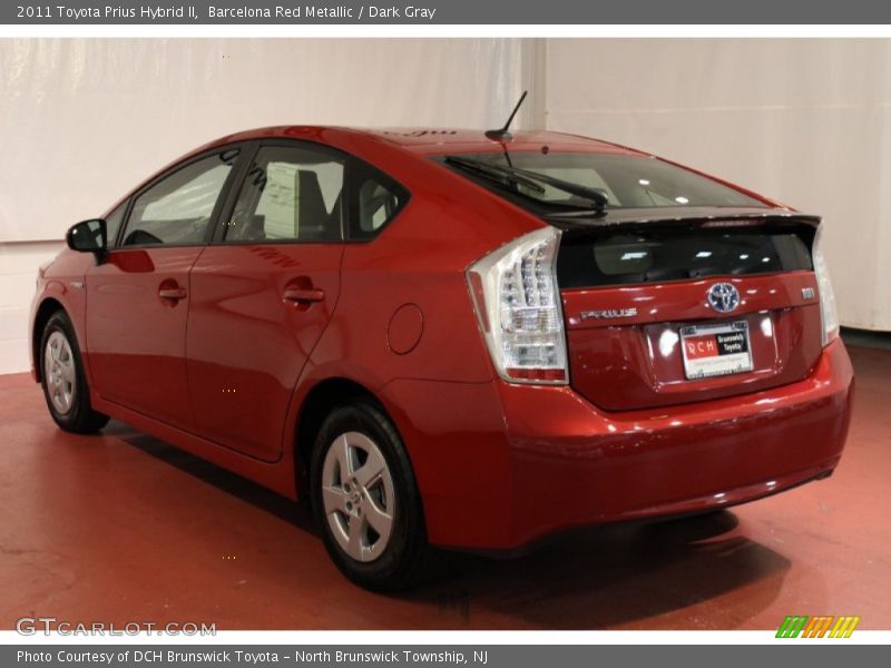 Barcelona Red Metallic / Dark Gray 2011 Toyota Prius Hybrid II