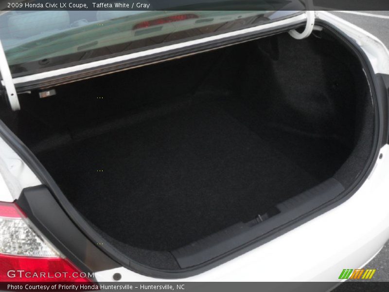 Taffeta White / Gray 2009 Honda Civic LX Coupe
