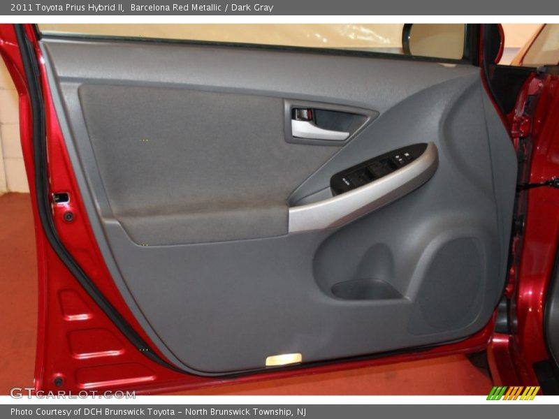 Barcelona Red Metallic / Dark Gray 2011 Toyota Prius Hybrid II