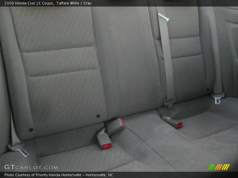 Taffeta White / Gray 2009 Honda Civic LX Coupe