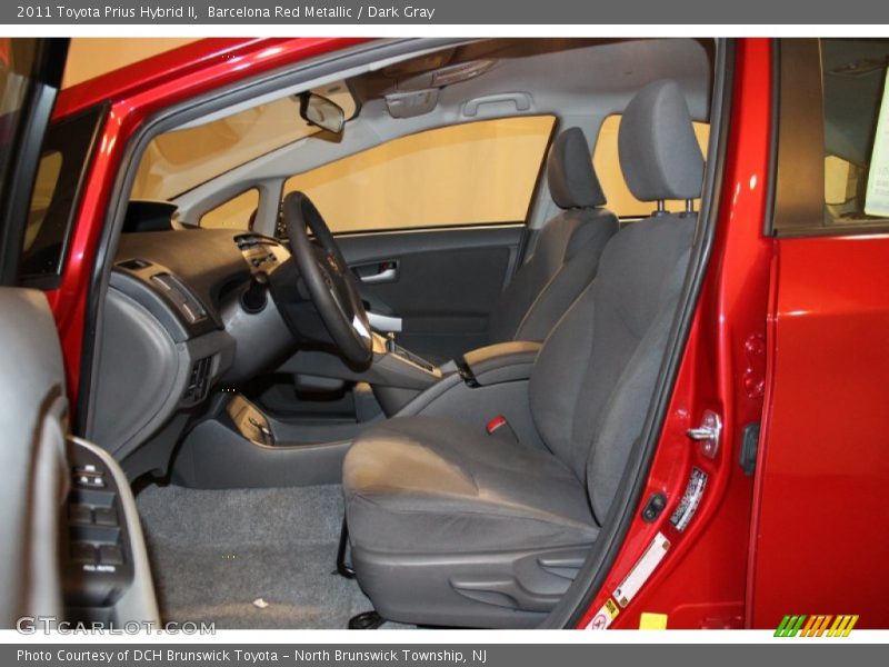 Barcelona Red Metallic / Dark Gray 2011 Toyota Prius Hybrid II