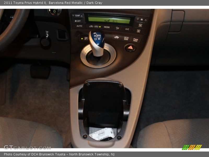 Barcelona Red Metallic / Dark Gray 2011 Toyota Prius Hybrid II