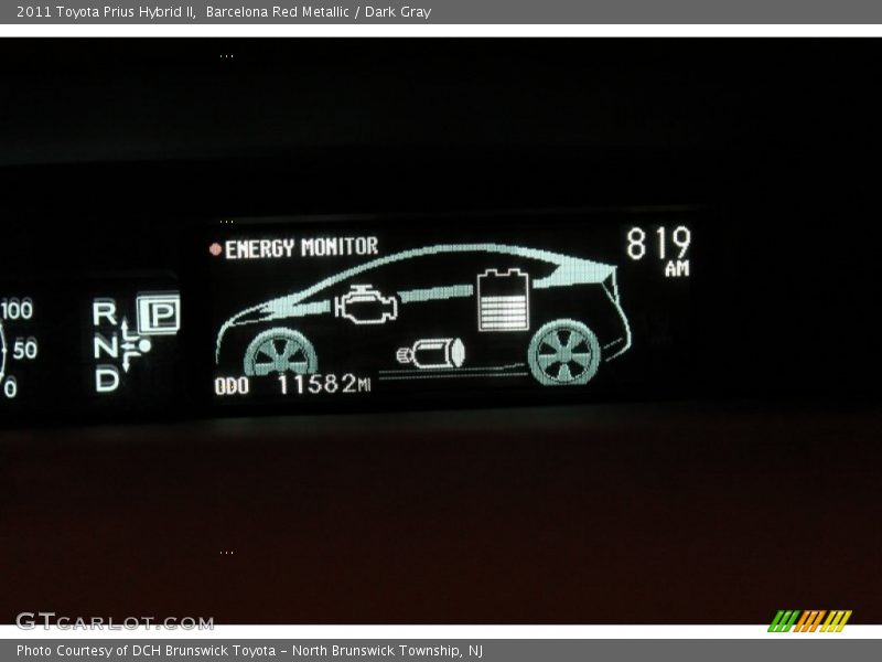 Barcelona Red Metallic / Dark Gray 2011 Toyota Prius Hybrid II