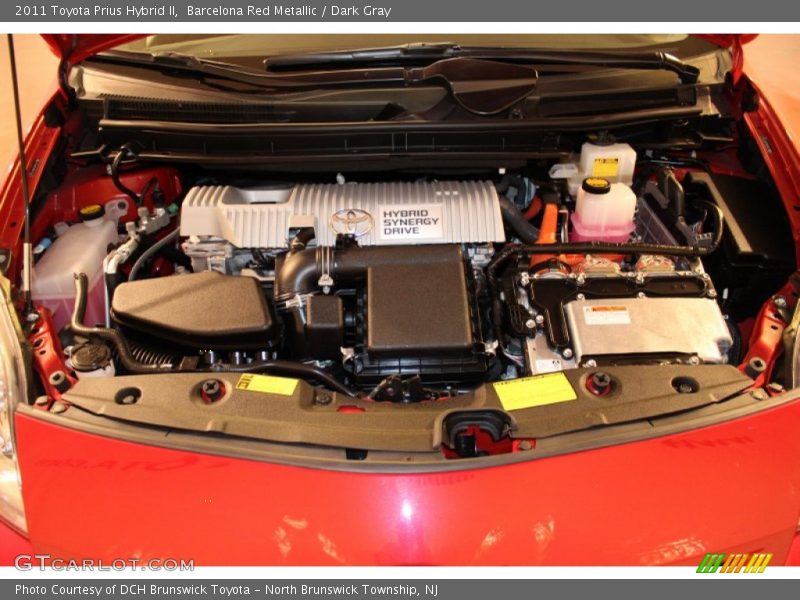 Barcelona Red Metallic / Dark Gray 2011 Toyota Prius Hybrid II