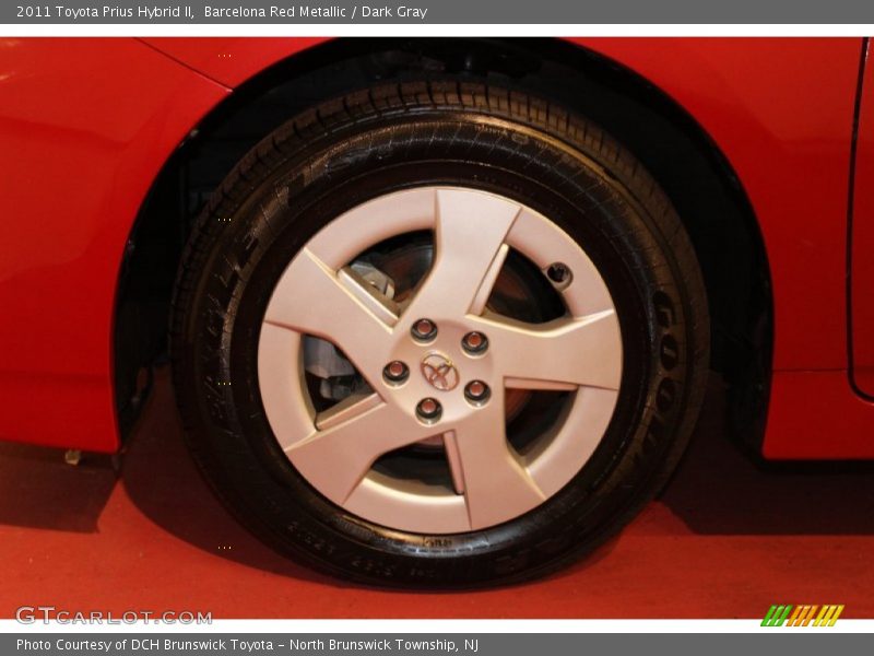 Barcelona Red Metallic / Dark Gray 2011 Toyota Prius Hybrid II