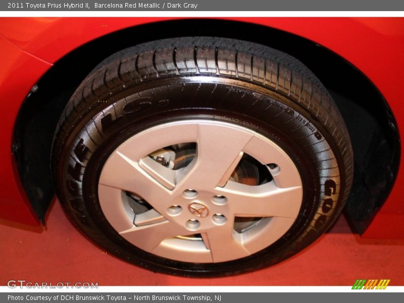 Barcelona Red Metallic / Dark Gray 2011 Toyota Prius Hybrid II