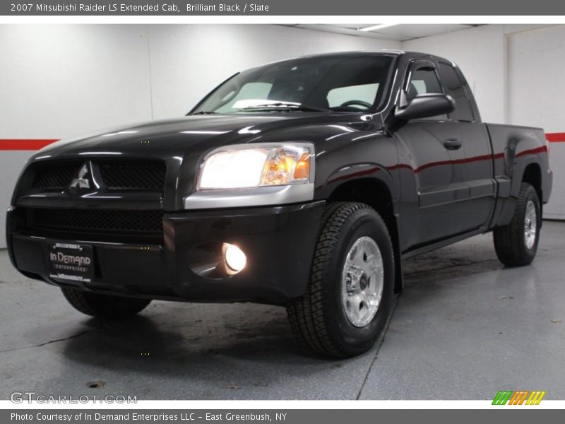 Brilliant Black / Slate 2007 Mitsubishi Raider LS Extended Cab