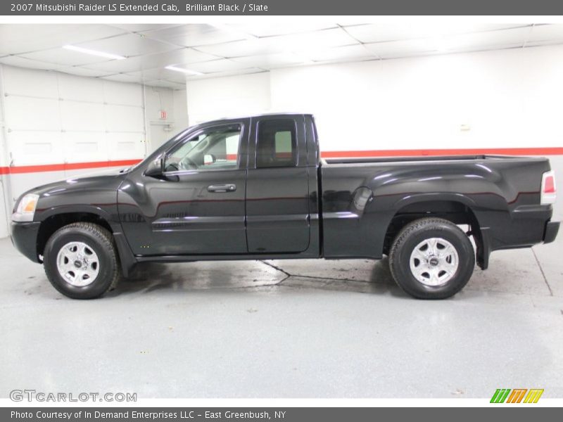 Brilliant Black / Slate 2007 Mitsubishi Raider LS Extended Cab