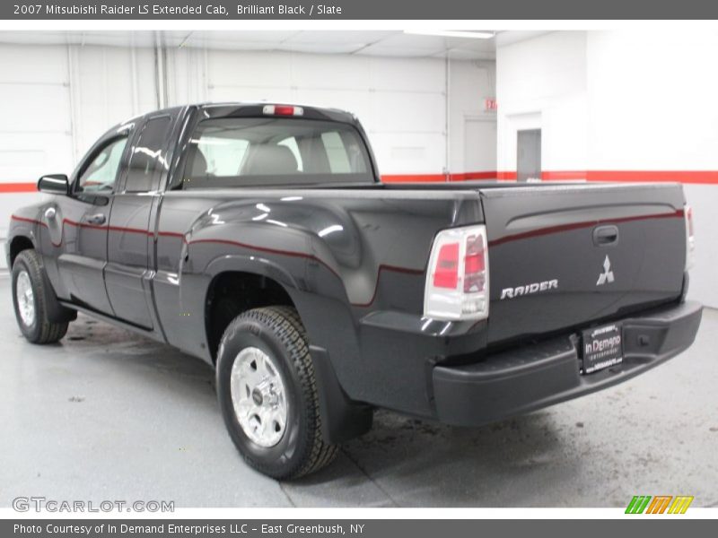 Brilliant Black / Slate 2007 Mitsubishi Raider LS Extended Cab