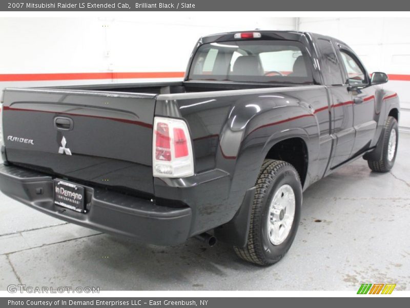 Brilliant Black / Slate 2007 Mitsubishi Raider LS Extended Cab