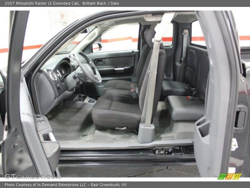 Brilliant Black / Slate 2007 Mitsubishi Raider LS Extended Cab