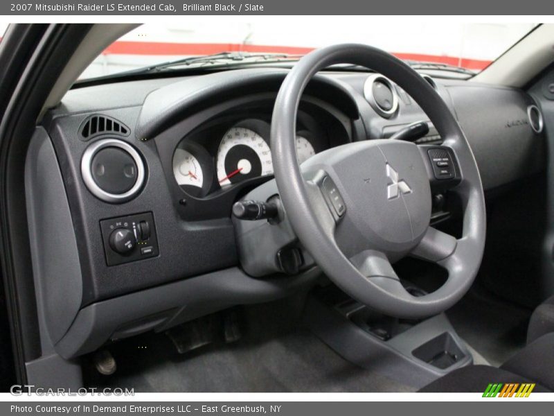 Brilliant Black / Slate 2007 Mitsubishi Raider LS Extended Cab