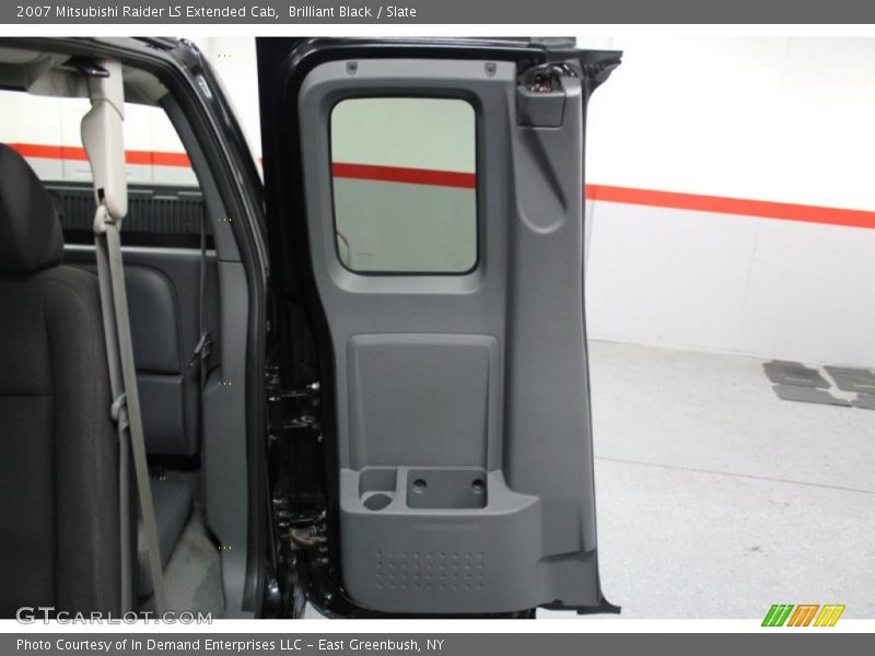 Brilliant Black / Slate 2007 Mitsubishi Raider LS Extended Cab