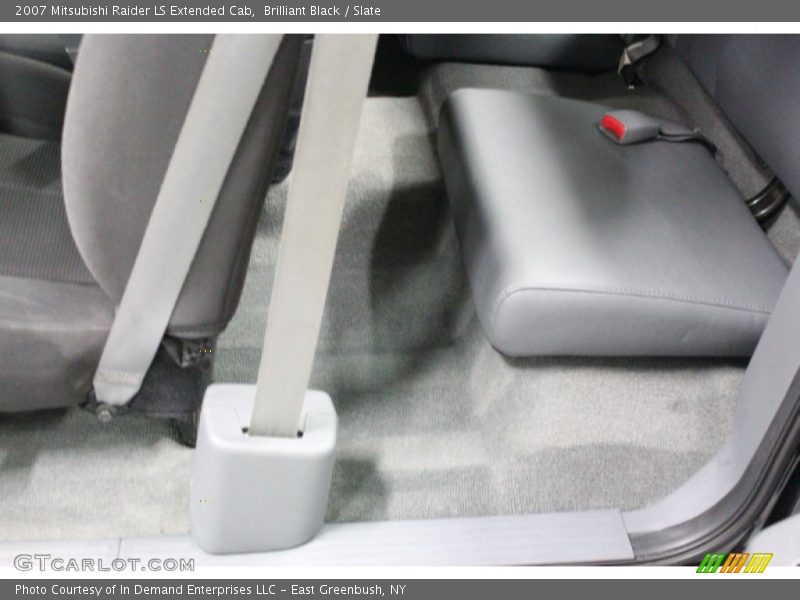 Brilliant Black / Slate 2007 Mitsubishi Raider LS Extended Cab