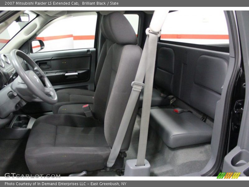 Brilliant Black / Slate 2007 Mitsubishi Raider LS Extended Cab