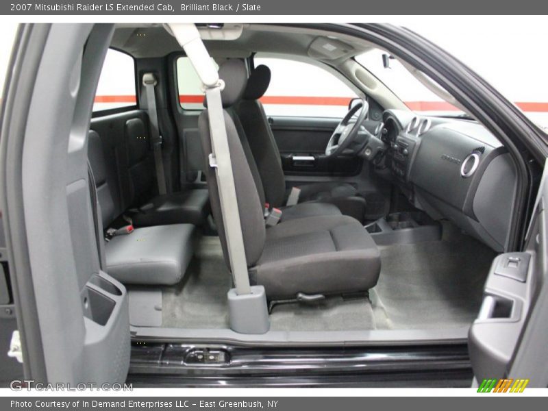 Brilliant Black / Slate 2007 Mitsubishi Raider LS Extended Cab