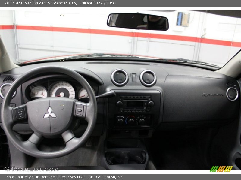 Brilliant Black / Slate 2007 Mitsubishi Raider LS Extended Cab